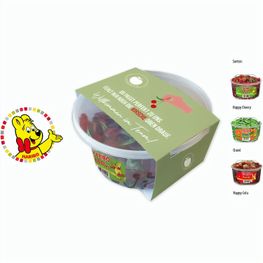 HARIBO Runddosen mit Kartonbanderole, HARIBO Quaxi