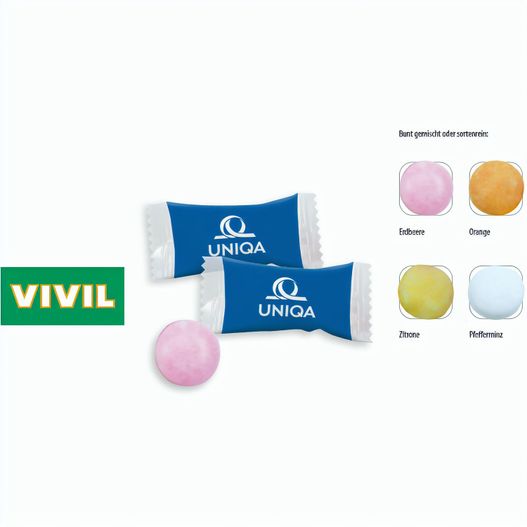 VIVIL Kaudragee Flowpack - bunt gemischt (ca. 3 g) (Bild 1)