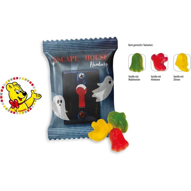 HARIBO Wackelgeister Werbetüte, HARIBO Wackelgeister (ca. 15 g)