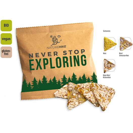 BIO Knusperecken Werbetüte Mais-schwarzer Reis (ca. 12 g) (Bild 1)