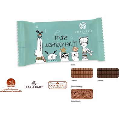 Callebaut Vollmilch Schokolade 100 g Tafel im Flowpack