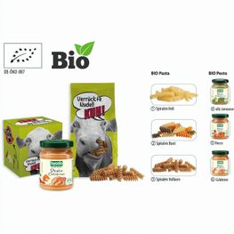 Produktabbildung BIO Pasta im Bodenstandbeutel - Spiralen Bunt 14251 (ca. 200 g) BIO Pasta im Bodenstandbeutel - Spiralen Bunt 14251 (ca. 200 g)