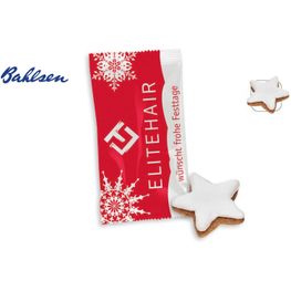 Bahlsen Zimtstern mit Zuckerguss Werbetüte (Saisonprodukt zu Weihnachten), Bahlsen Zimtstern mit Zuckerguss (ca. 5,5 g)