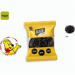 HARIBO Lakritzschnecke Werbetüte, HARIBO Lakritzschnecke (ca. 10 g)