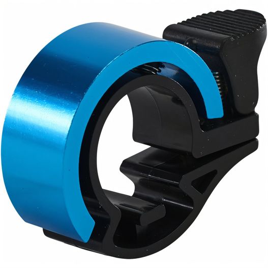 ein blauer ring mit einem schwarzen band Fahrradklingel SWING (Bild 1)