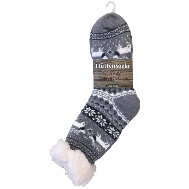 KUSCHELSOCKEN WINTERZAUBER mit Rentier M
