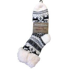 KUSCHELSOCKEN WINTERZAUBER mit Rentier M