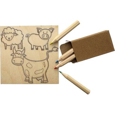 AUSMALBILD BAUERNHOF