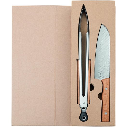 ein messer und ein messer schärfer in einer box Grillset "ChefDeBBQ" (Bild 1)