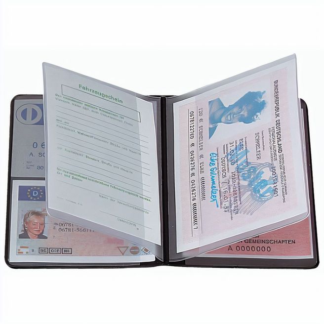 Ausweistasche "4-fach" Normalfolie