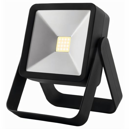 ein schwarzes flutlicht mit weißem licht LED MegaBeam Lampe "TheFlutlichtCOB" (Bild 1)