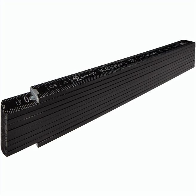 Produktabbildung Holz-Gliedermaßstab Type 707P schwarz Holz-Gliedermaßstab Type 707P schwarz