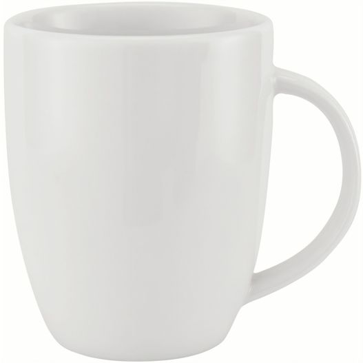 eine weiße kaffeetasse mit einem griff Porzellanbecher Rio (Made in EU) (Bild 1)