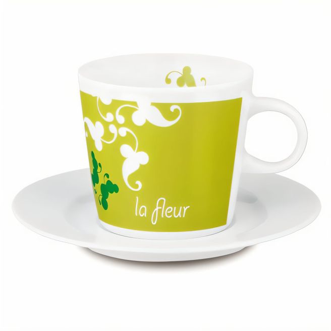 senator® Fancy Cafe Set Pozellantasse mit Untertasse