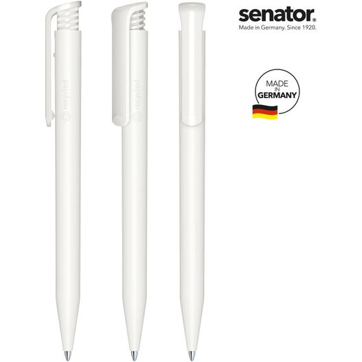 ein stift und ein kugelschreiber dargestellt senator® Super Hit Matt Recycled Druckkugelschreiber (Bild 1)