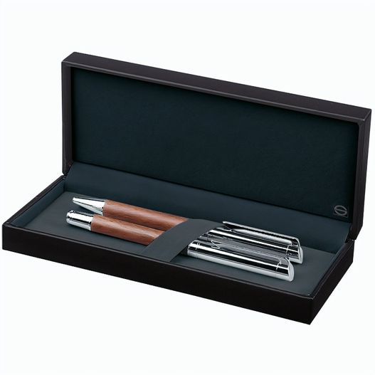Produktabbildung roubill Tizio Set (Drehkugelschreiber+ Rollerball) roubill Tizio Set (Drehkugelschreiber+ Rollerball) (Bild 1)