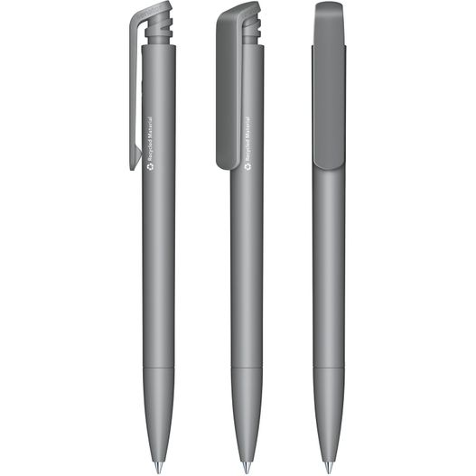 ein stift und ein bleistift in diesem bild dargestellt senator® Trento Matt Recycled Druckkugelschreiber (Bild 1)