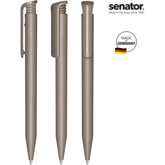 ein stift und ein kugelschreiber dargestellt senator® Super Hit Matt Recycled Druckkugelschreiber (Bild 1)