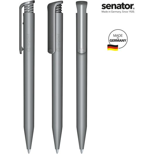 ein stift und ein bleistift in diesem bild dargestellt senator® Super Hit Matt Recycled Druckkugelschreiber (Bild 1)