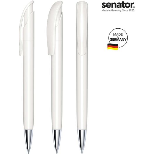 ein stift und ein kugelschreiber dargestellt senator® Challenger Polished MT Druckkugelschreiber (Bild 1)