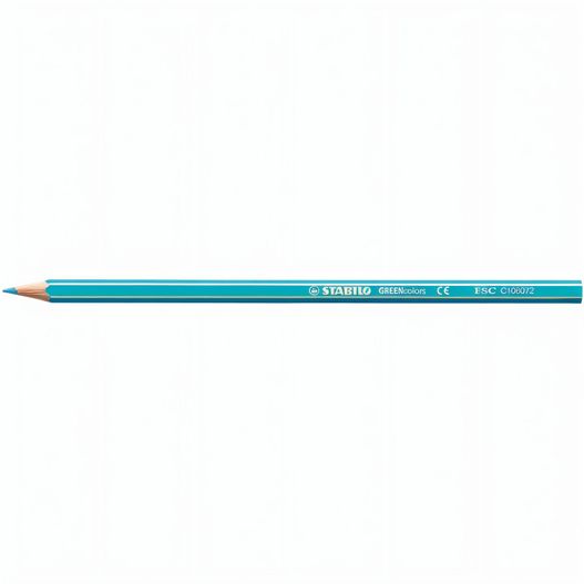 ein bleistift mit blauem griff STABILO GREENcolors Farbstift (Bild 1)