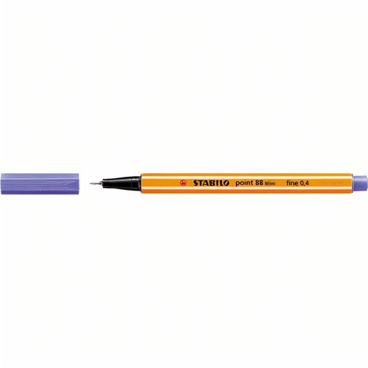ein violetter stift mit gelber spitze STABILO point 88 Mini Fineliner (Bild 1)