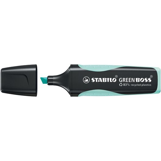 ein stift mit grüner spitze und schwarzer spitze STABILO GREEN BOSS Pastel Leuchtmarkierer (Bild 1)