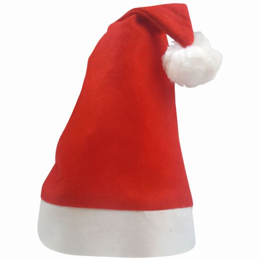 ein roter santa hut mit weißen pom poms Kinder Weihnachtsmütze (Bild 1)
