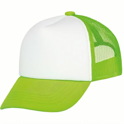 eine weiße und grüne lkw-kappe Kids Trucker Cap (Bild 1)
