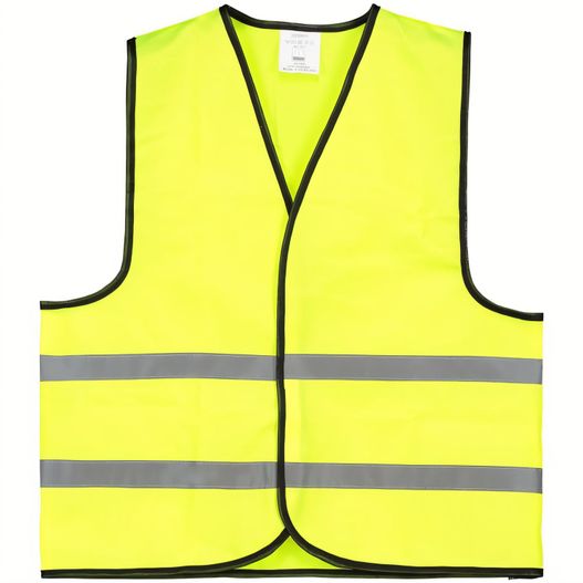 gelbe sicherheitsweste mit reflektierenden streifen Kindersicherheitsweste 6-12 Jahre (Bild 1)