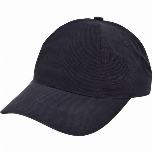 eine schwarze baseballkappe mit einem weißen logo auf der vorderseite Brushed Promo Cap (Bild 1)