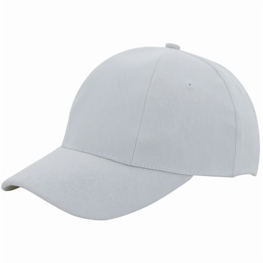 eine weiße baseballkappe mit einem gekrümmten peak Turned Brushed Cap (Bild 1)