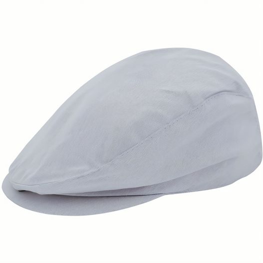 ein weißer hut mit einem flachen gipfel Gatsby Cap (Bild 1)