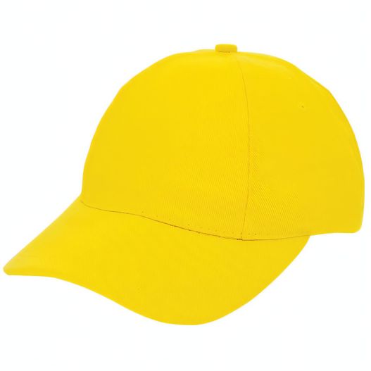 eine gelbe baseballkappe auf weißem hintergrund Brushed Promo Cap (Bild 1)