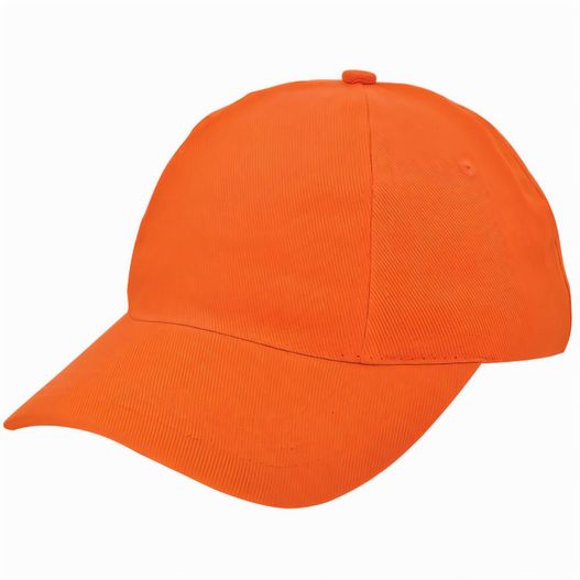 eine orange baseballkappe mit niedrigem profil Brushed Promo Cap (Bild 1)
