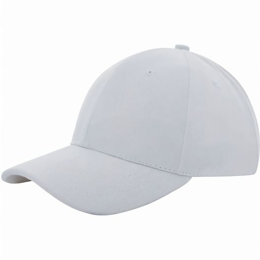 eine weiße baseballkappe mit einem gekrümmten peak Heavy Brushed Cap (Bild 1)