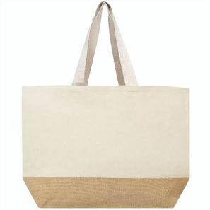 Baumwoll Shopper mit Jute Boden