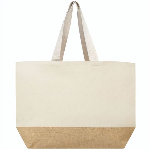 Produktabbildung Baumwoll Shopper mit Jute Boden Baumwoll Shopper mit Jute Boden (Bild 1)