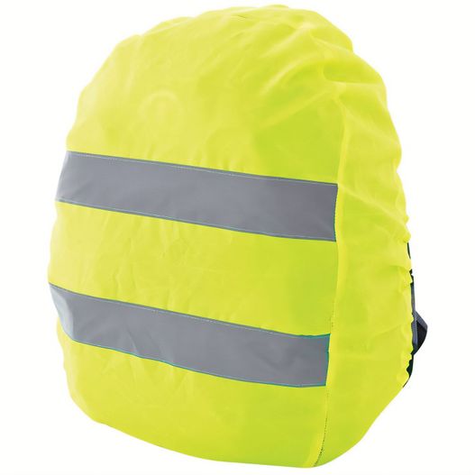 eine rucksackabdeckung mit reflektierenden streifen darauf Reflektierender Rucksacküberzug (Bild 1)
