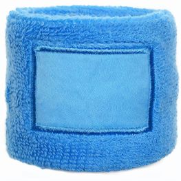 Frottier Armschweißband mit Label