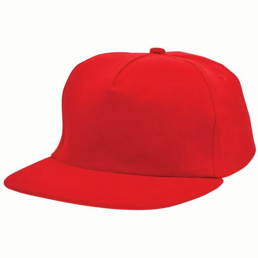 eine rote baseballkappe auf weißem hintergrund Brushed Baseball Cap (Bild 1)