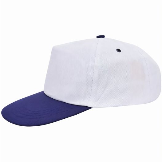 eine weiße und blaue baseballkappe mit blauem rand Promo Cap (Bild 1)