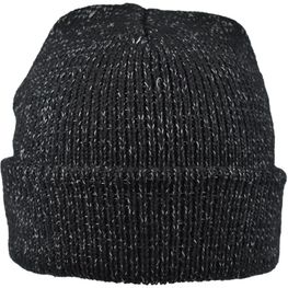 Strickmütze reflektierend