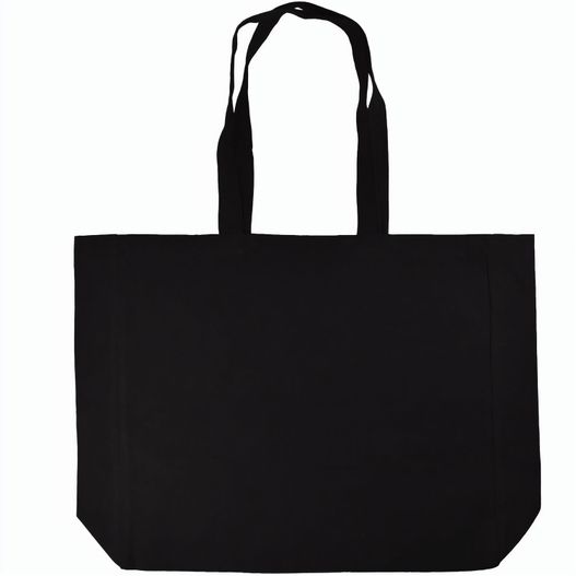 Baumwollshopper mit Bodenfalte. 225 gr/m² (Bild 1)