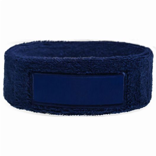 Frottier Stirnband mit Label (Bild 1)