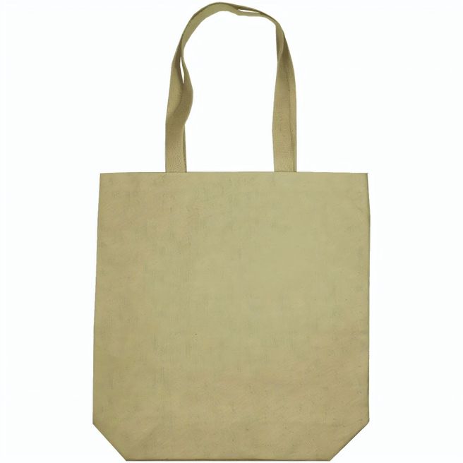 Produktabbildung Bio-Bauwolltasche mit langen Henkeln und Bodenfalte. 300 gr/m² Bio-Bauwolltasche mit langen Henkeln und Bodenfalte. 300 gr/m²