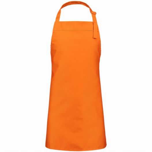 eine orange schürze mit einer tasche Kinderschürze 60x50 cm (Bild 1)