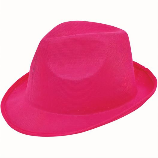 ein leuchtender rosa hut auf weißem hintergrund Promo Mafia Hut (Bild 1)