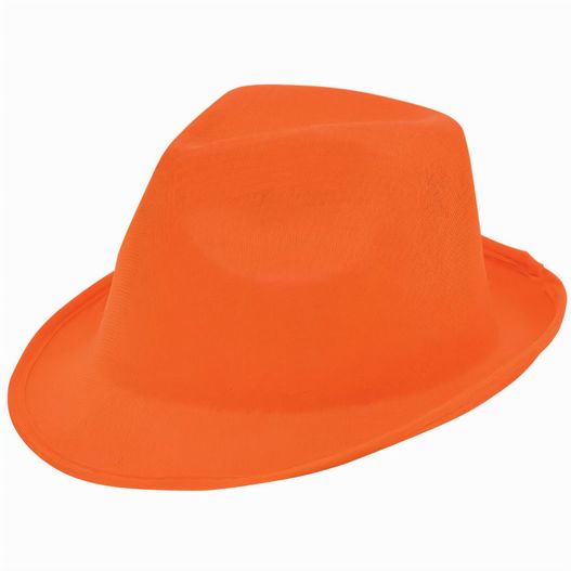 ein oranger hut auf weißem hintergrund Promo Mafia Hut (Bild 1)