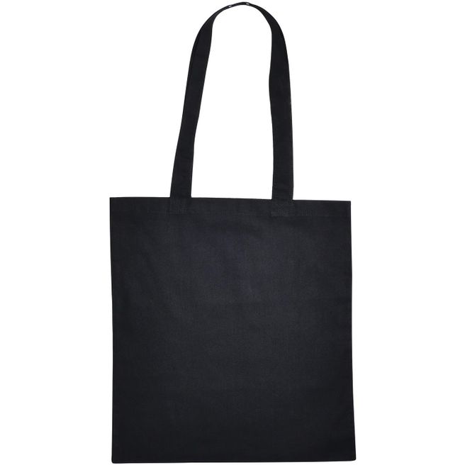 Bio-Baumwolltasche mit langen Henkeln. 135 gr/m²